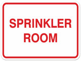 Signs ByLITA Classic Framed SPRINKLER ROOM Door or Wall Sign Durable ABS Plastic | Laser Engraved | Easy Installation | Elegant Design