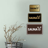 Signs ByLITA Classic Framed Sauna Wall or Door Sign