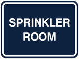 Signs ByLITA Classic Framed SPRINKLER ROOM Door or Wall Sign Durable ABS Plastic | Laser Engraved | Easy Installation | Elegant Design