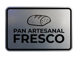 Signs ByLITA Classic Framed Pan Artesanal Fresco Door or Wall Sign