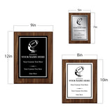 Football Customizable Wooden Award Plaque | Easel Mount Option | Achievement and Recognition Personalizable Plaques