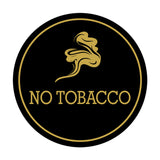 Signs ByLITA Circle No Tobacco Wall or Door Sign