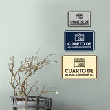Signs ByLITA Classic Framed Cuarto de Almacenamiento Door or Wall Sign