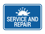 Signs ByLITA Classic Framed Service and Repair Wall or Door Sign