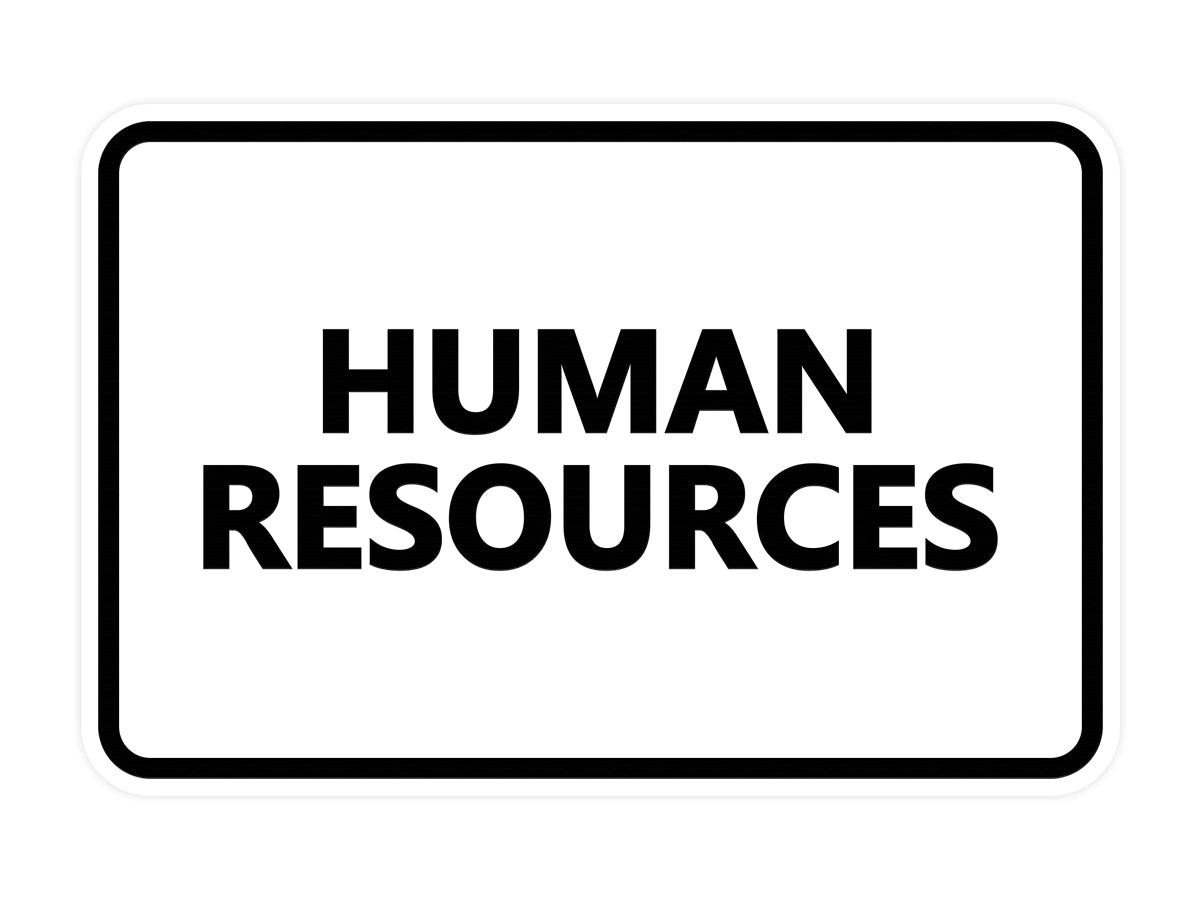 Signs ByLITA Classic Human Resources Sign