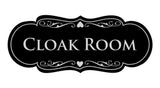 Signs ByLITA Designer Cloak Room Sign