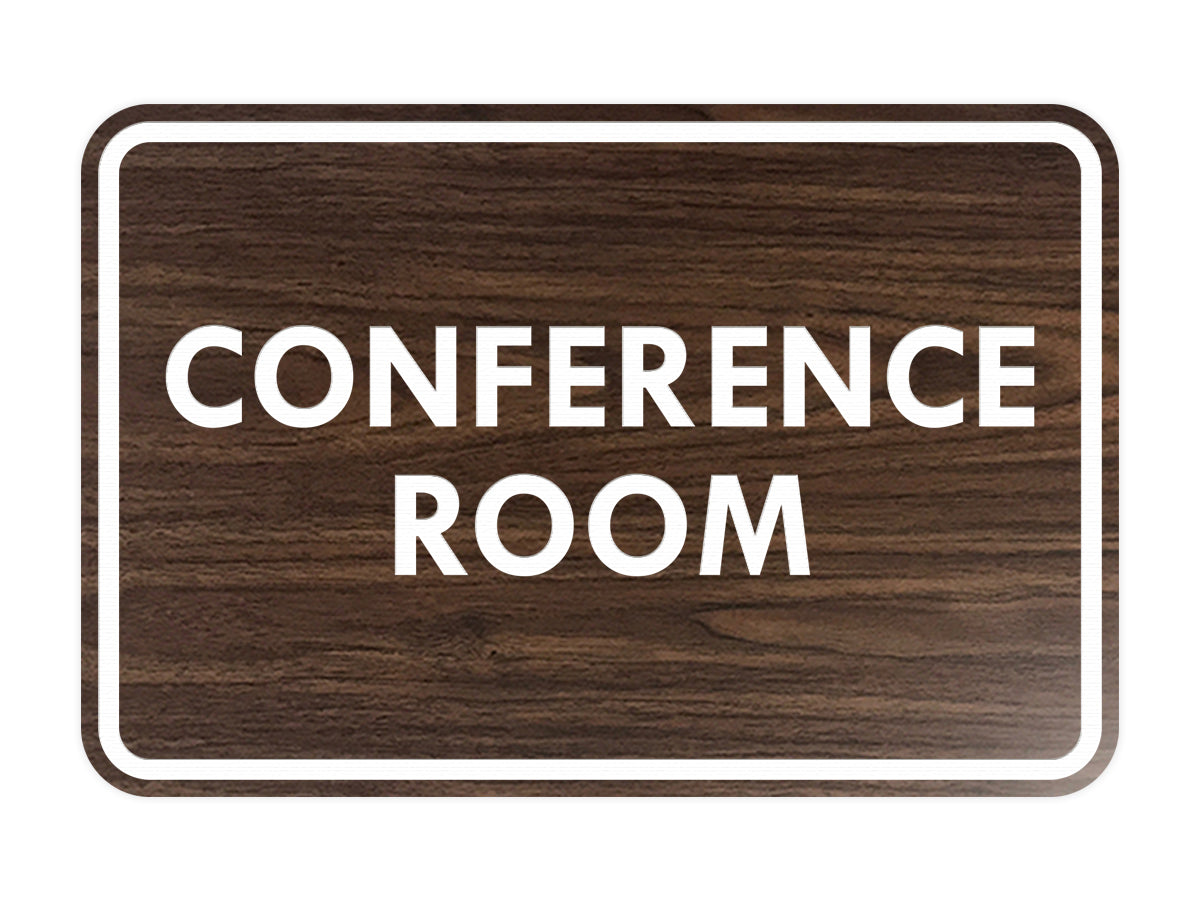 Signs ByLITA Classic Framed Conference Room Sign