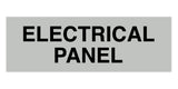 Standard Electrical Panel Sign