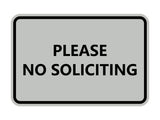Signs ByLITA Classic Framed Please No Soliciting Sign