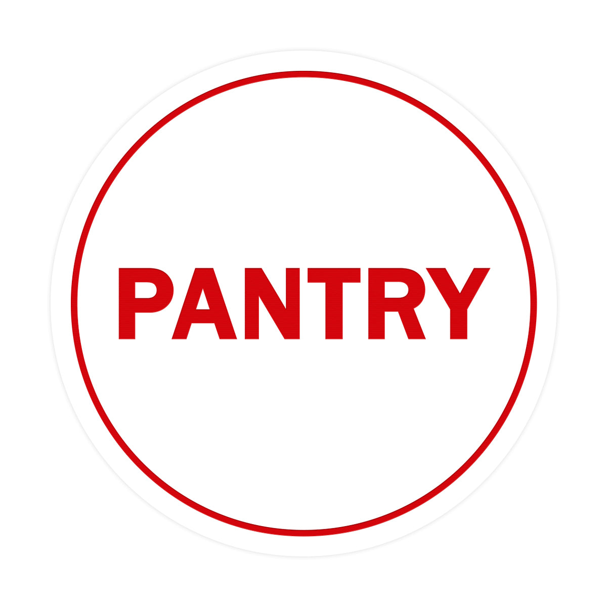 Signs ByLITA Circle Pantry Sign
