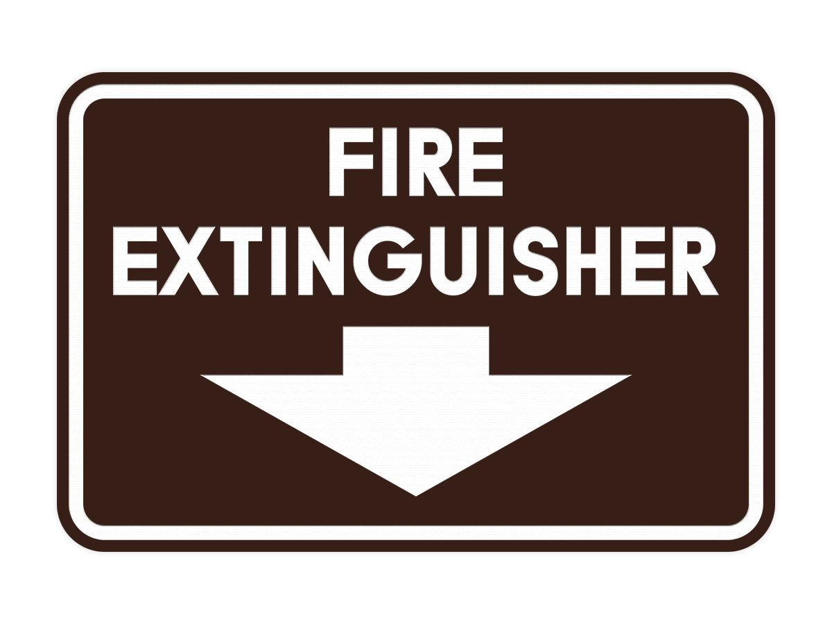 Signs ByLITA Classic Framed Fire Extinguisher