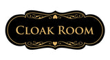 Signs ByLITA Designer Cloak Room Sign