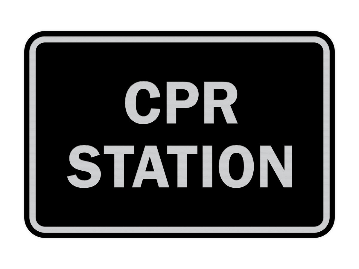 Signs ByLITA Classic CPR Station Sign