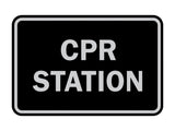 Signs ByLITA Classic CPR Station Sign