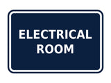 Signs ByLITA Classic Framed Electrical Room
