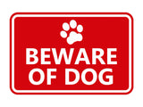 Signs ByLITA Classic Framed Beware of Dog Sign