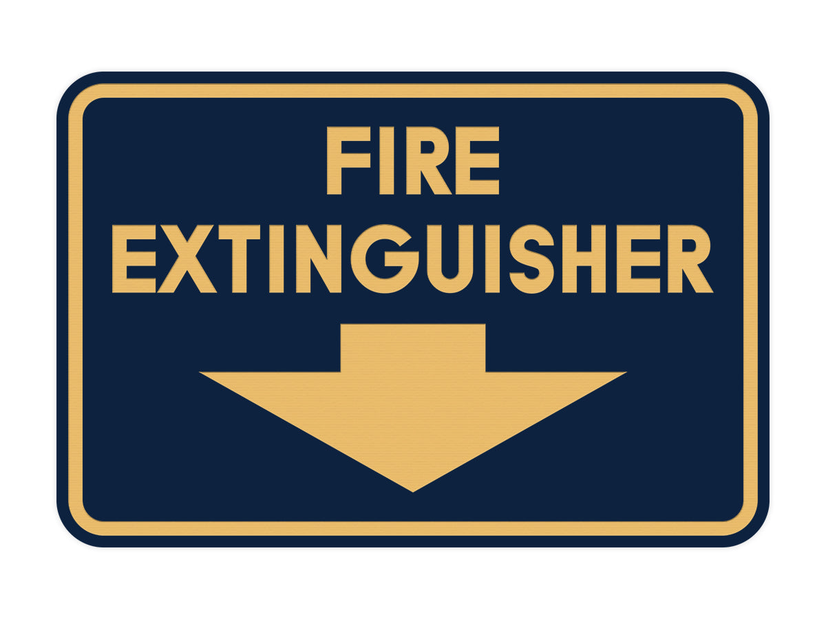 Signs ByLITA Classic Framed Fire Extinguisher