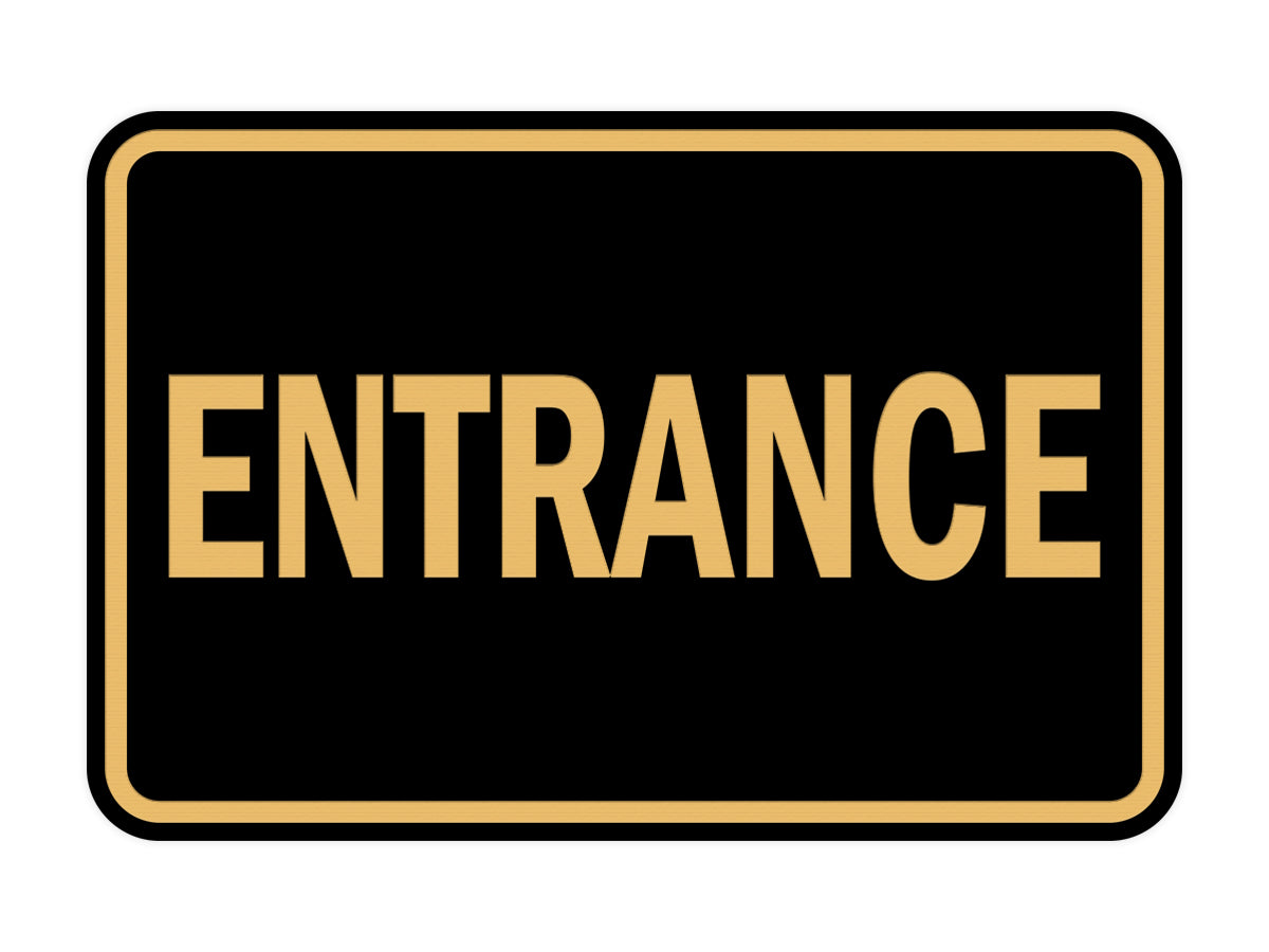 Signs ByLITA Classic Framed Entrance