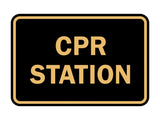 Signs ByLITA Classic CPR Station Sign