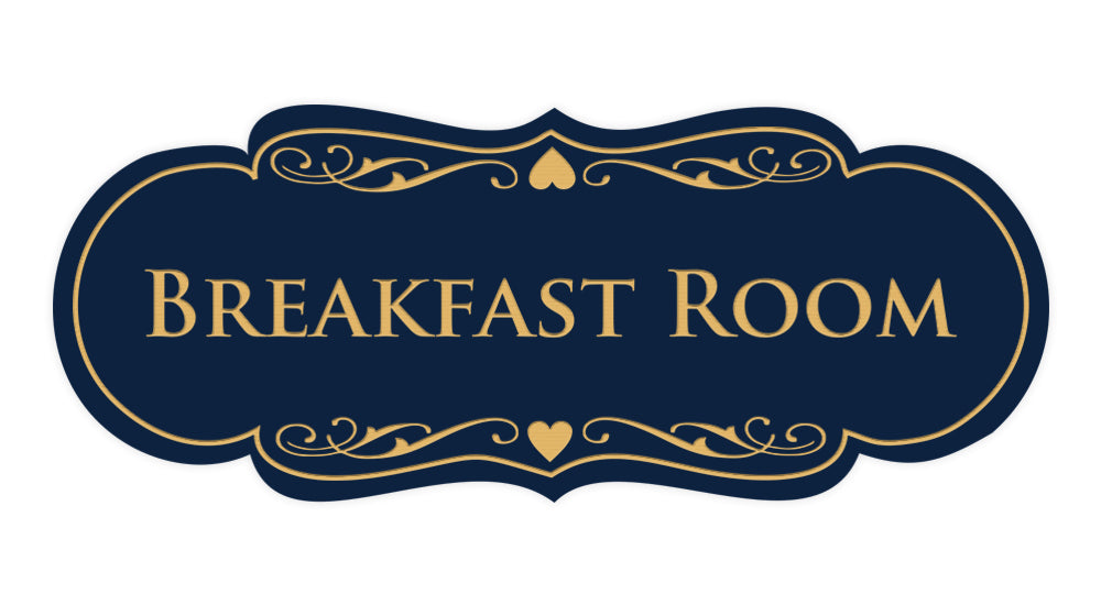 Signs ByLITA Designer Breakfast Room Sign