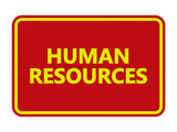Signs ByLITA Classic Human Resources Sign