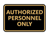 Signs ByLITA Classic Framed Authorized Personnel Only Sign