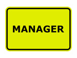 Signs ByLITA Classic Framed Manager