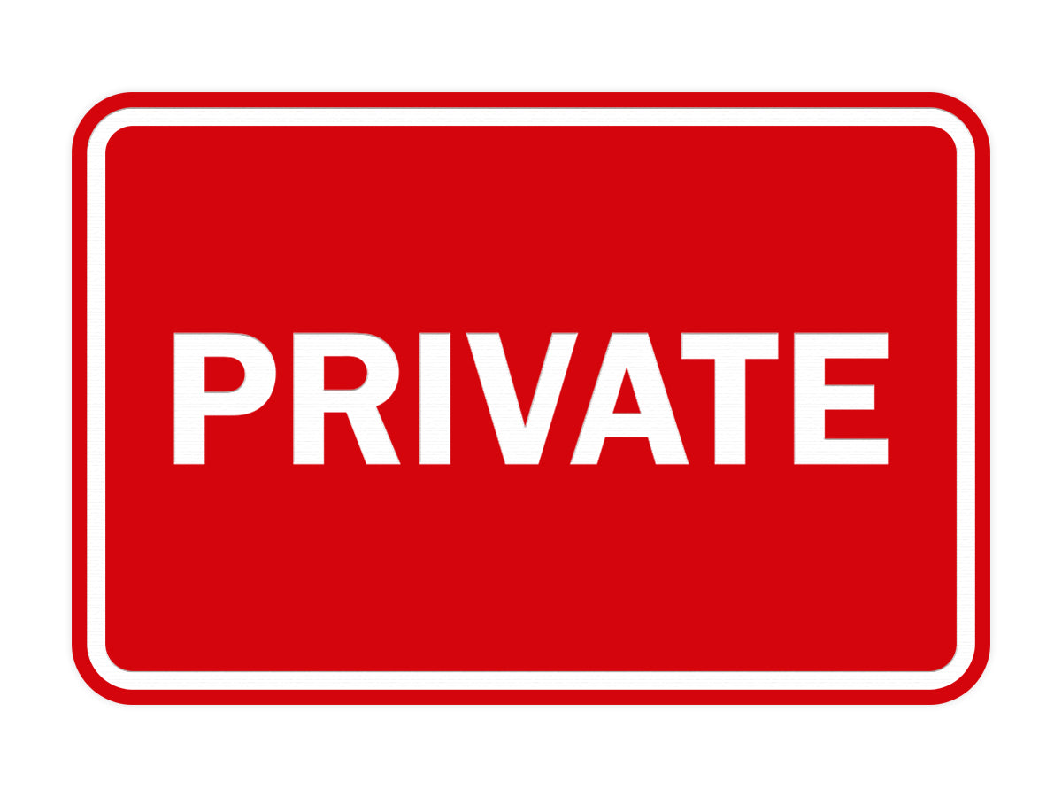 Signs ByLITA Classic Framed Private