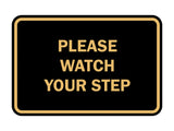 Signs ByLITA Classic Framed Please Watch Your Step Sign