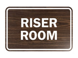Signs ByLITA Classic Framed Riser Room