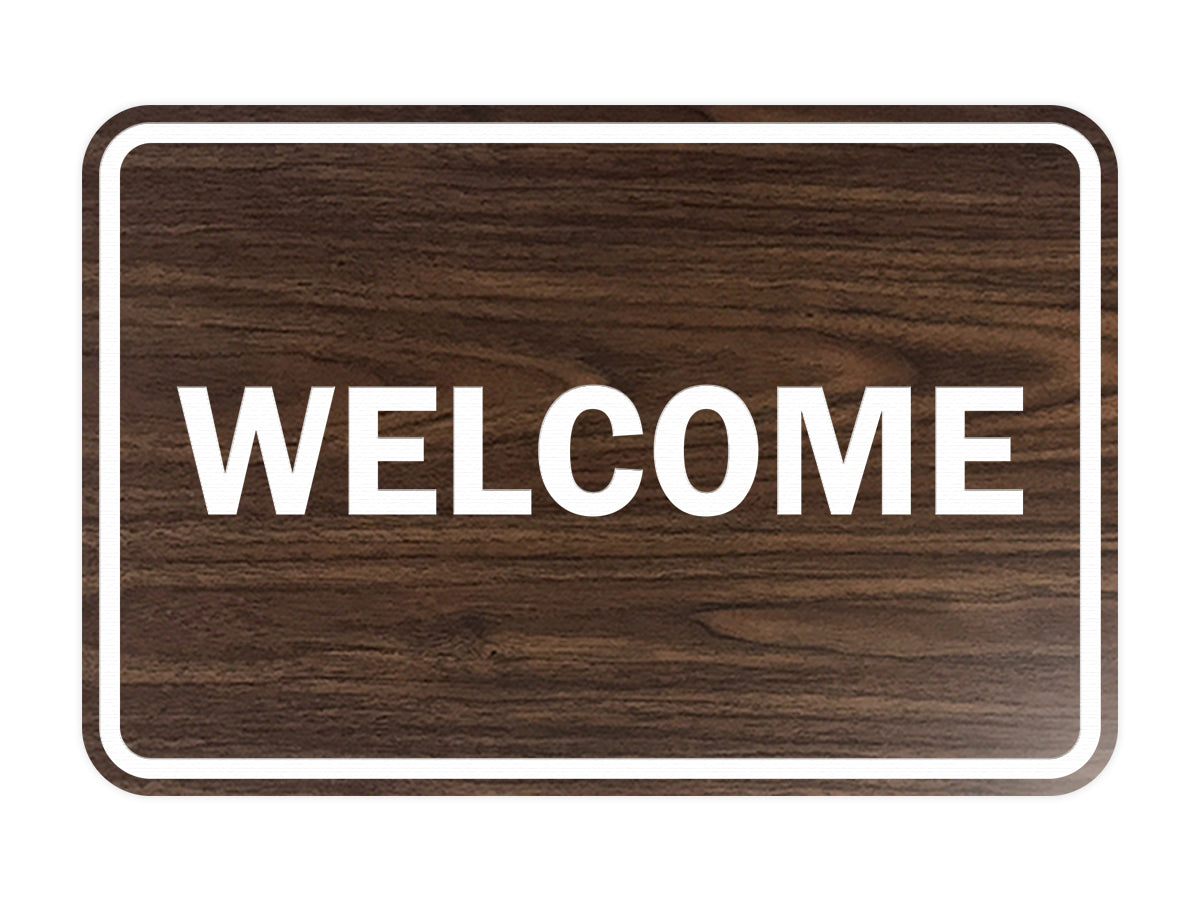 Signs ByLITA Classic Framed Welcome Sign