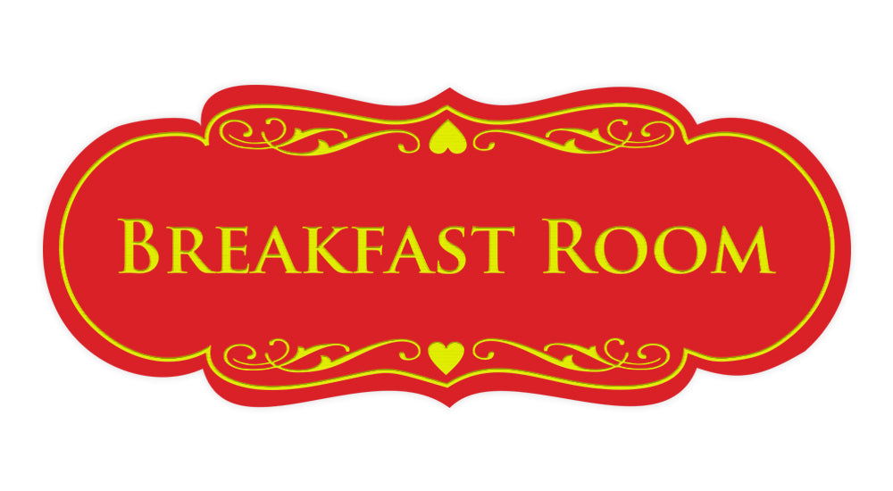 Signs ByLITA Designer Breakfast Room Sign