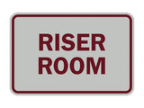 Signs ByLITA Classic Framed Riser Room