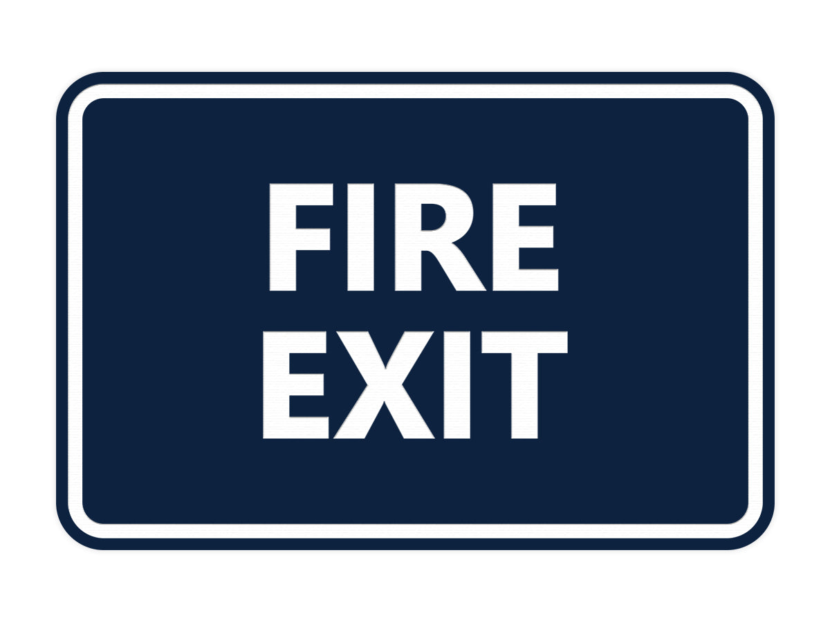 Signs ByLITA Classic Fire Exit Sign