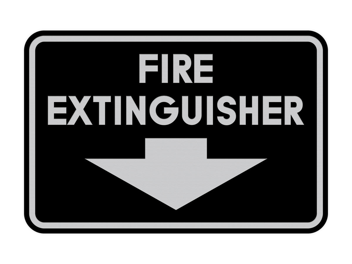 Signs ByLITA Classic Framed Fire Extinguisher