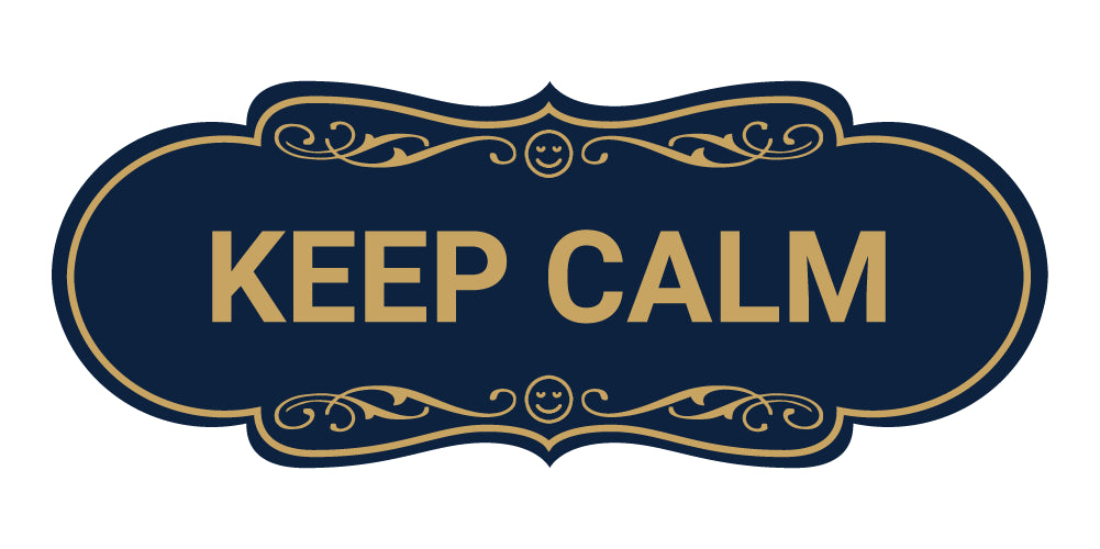 Designer Keep Calm Wall or Door Sign