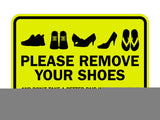Signs ByLITA Classic Framed Please Remove Your Shoes Sign