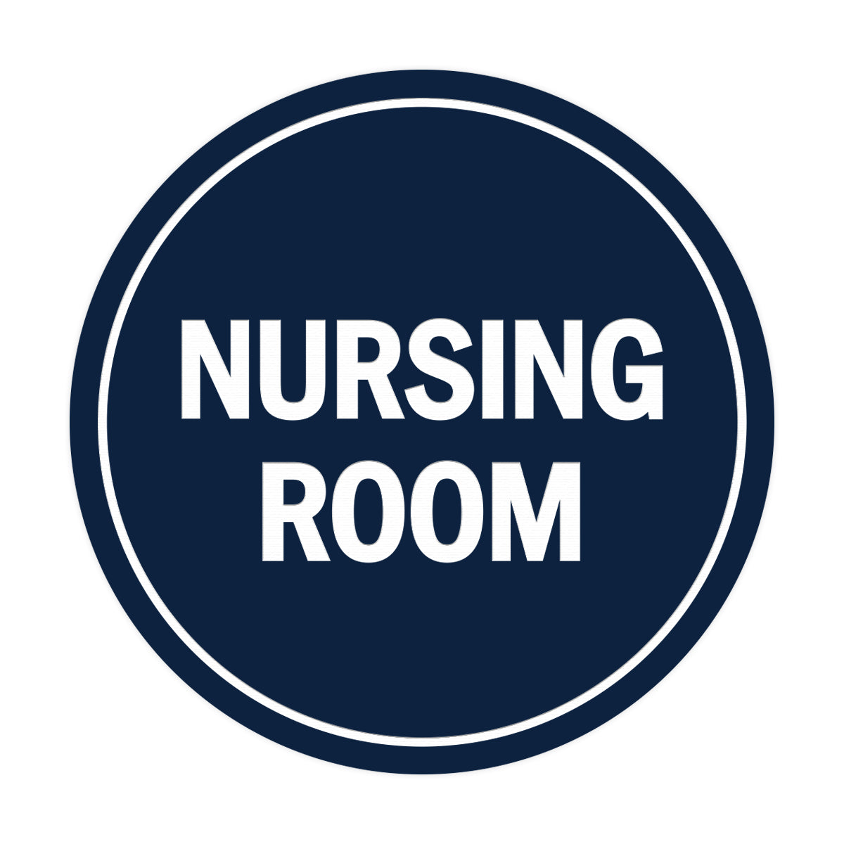 Signs ByLITA Circle Nursing Room Sign