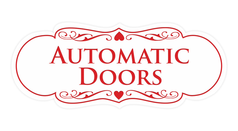 Signs ByLITA Designer Automatic Doors Sign