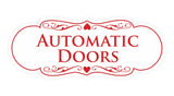 Signs ByLITA Designer Automatic Doors Sign