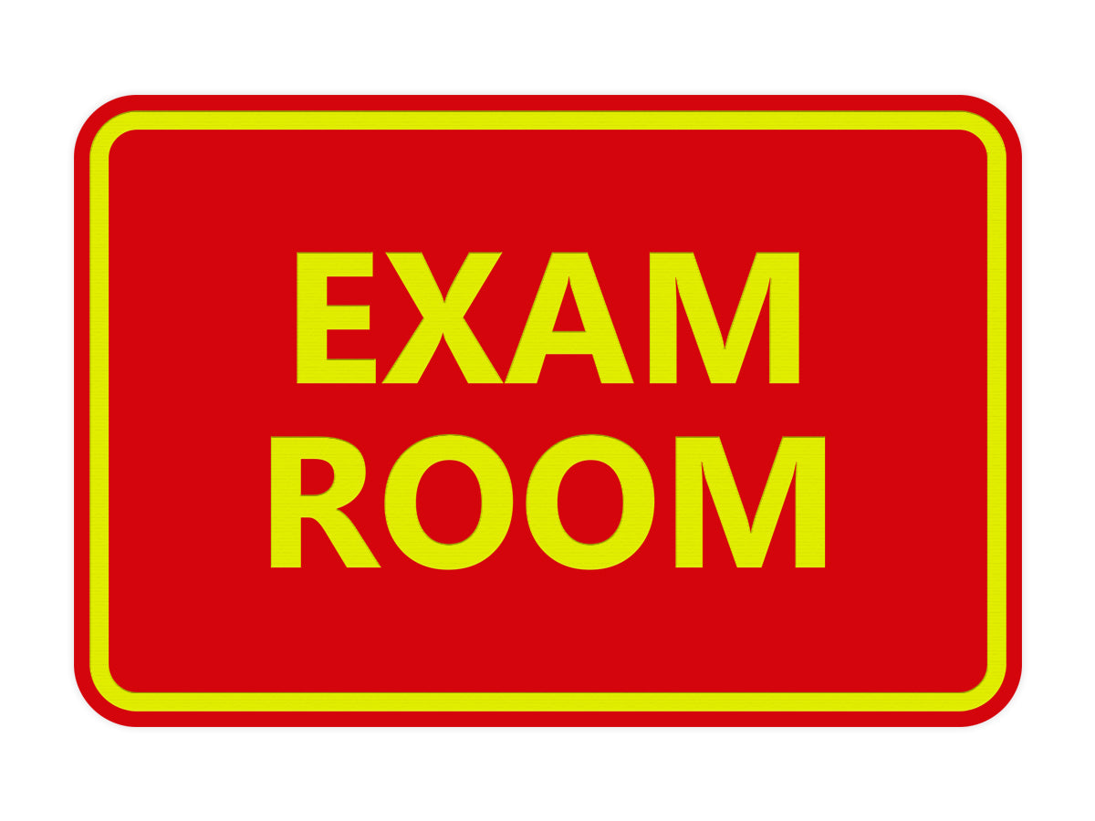 Signs ByLITA Classic Exam Room Sign