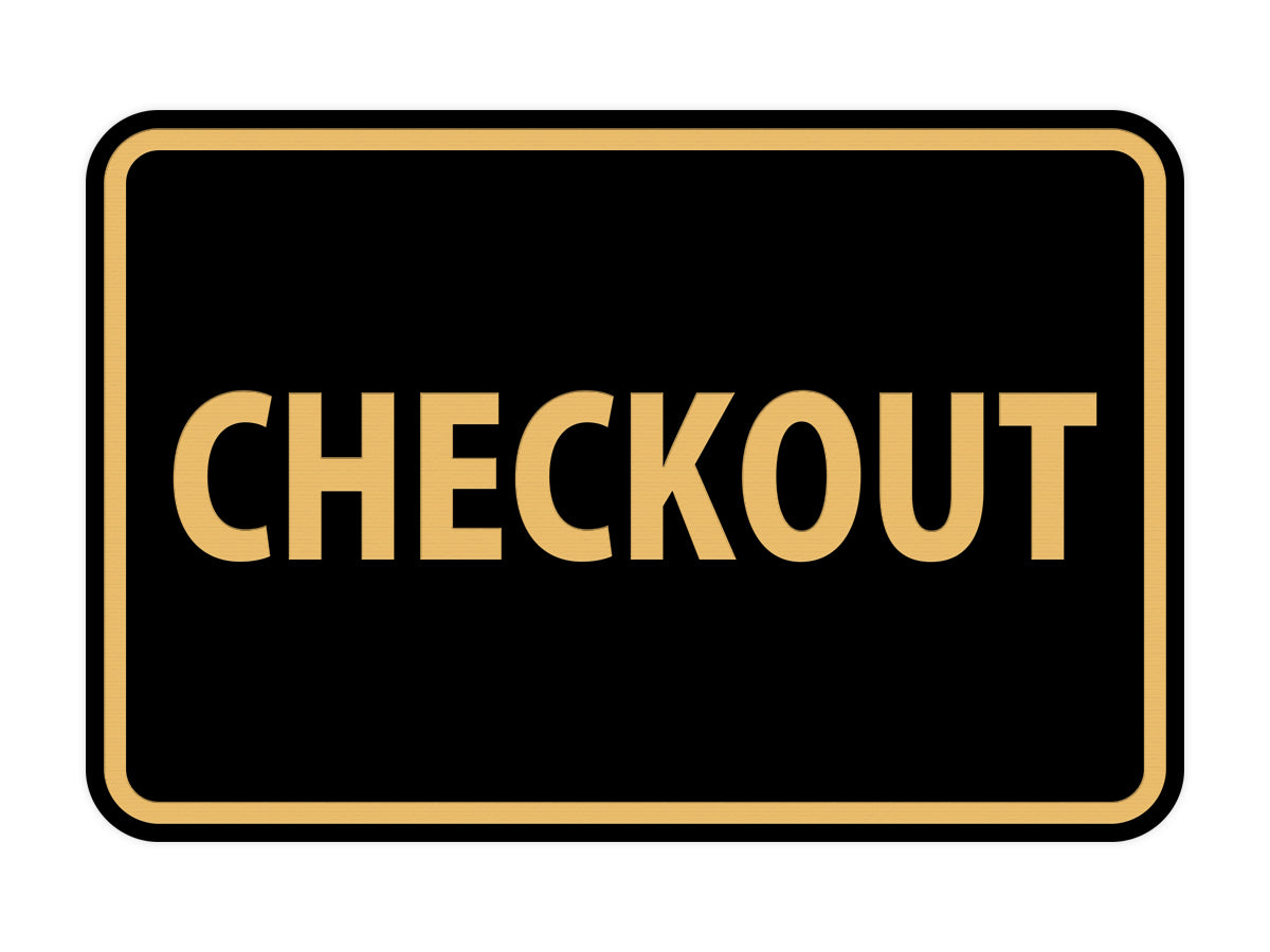 Signs ByLITA Classic Checkout Sign