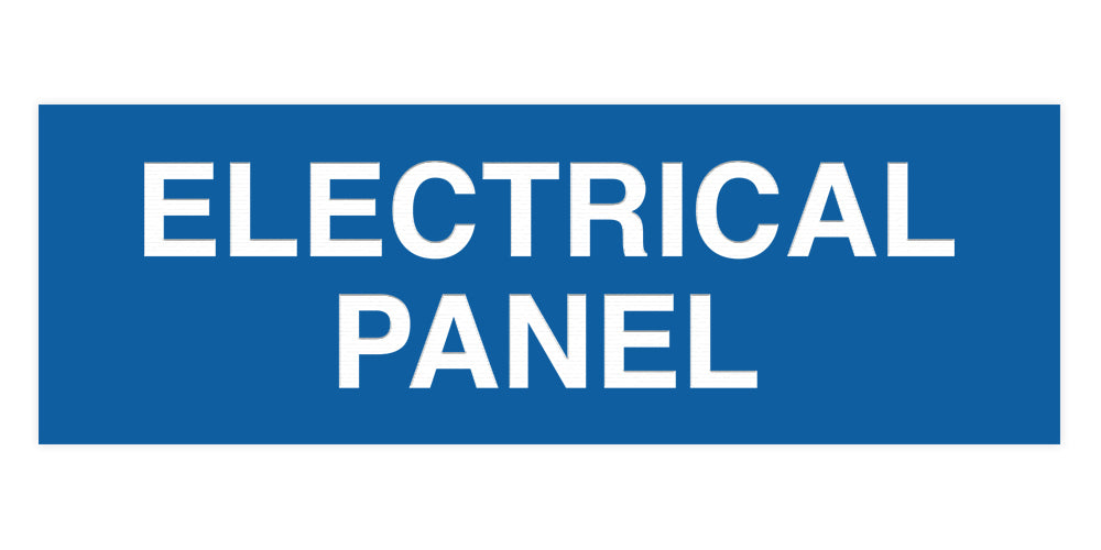 Standard Electrical Panel Sign