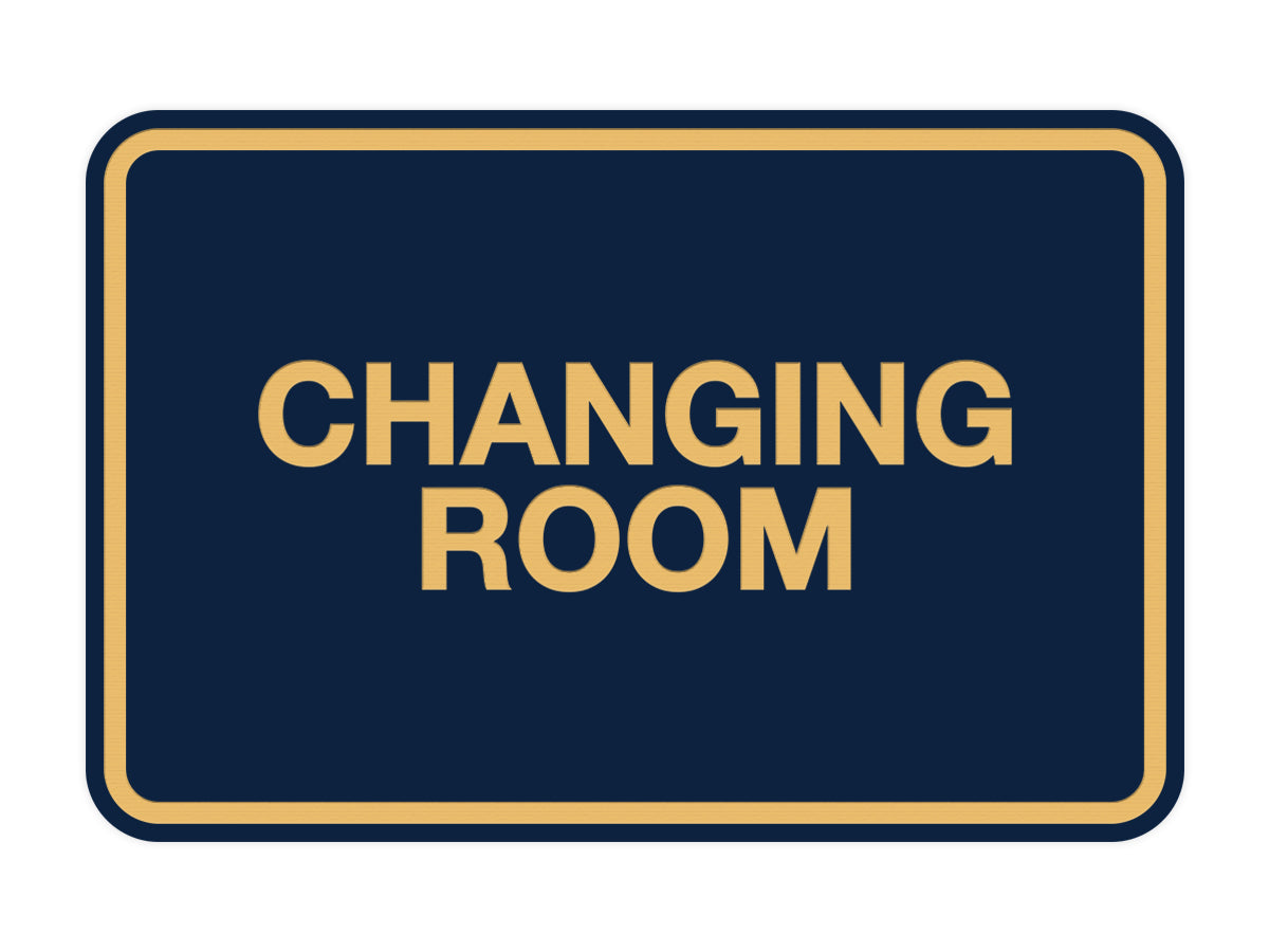 Signs ByLITA Classic Changing Room Sign