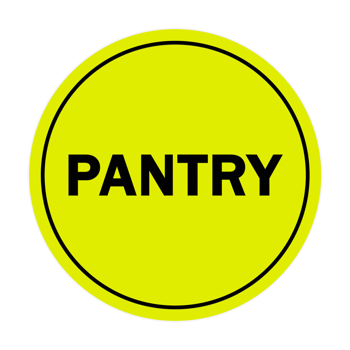 Signs ByLITA Circle Pantry Sign