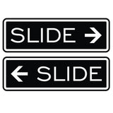 Classic Slide Door Sign