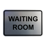 Signs ByLITA Classic Framed Waiting Room Sign