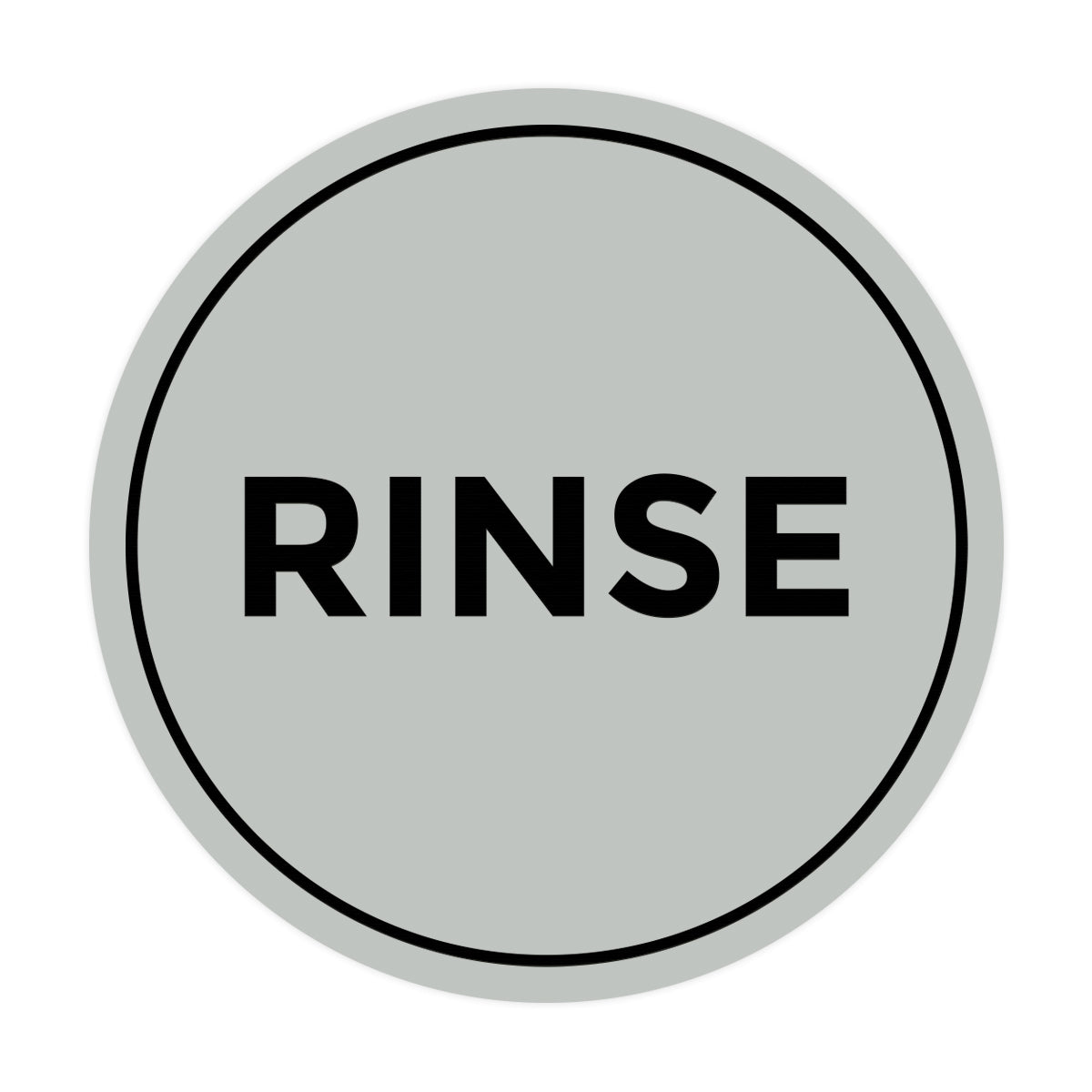 Signs ByLITA Circle Rinse Sign