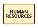 Signs ByLITA Classic Human Resources Sign