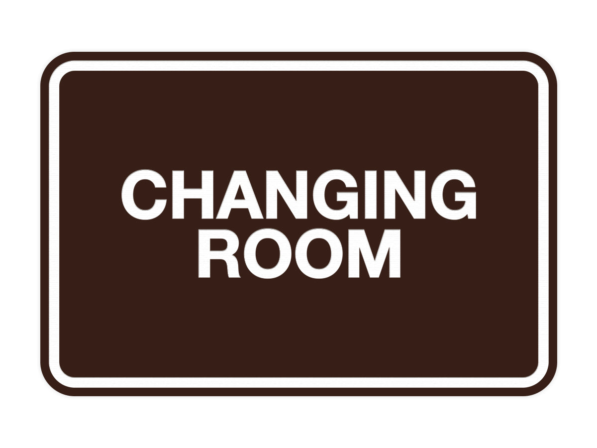 Signs ByLITA Classic Changing Room Sign